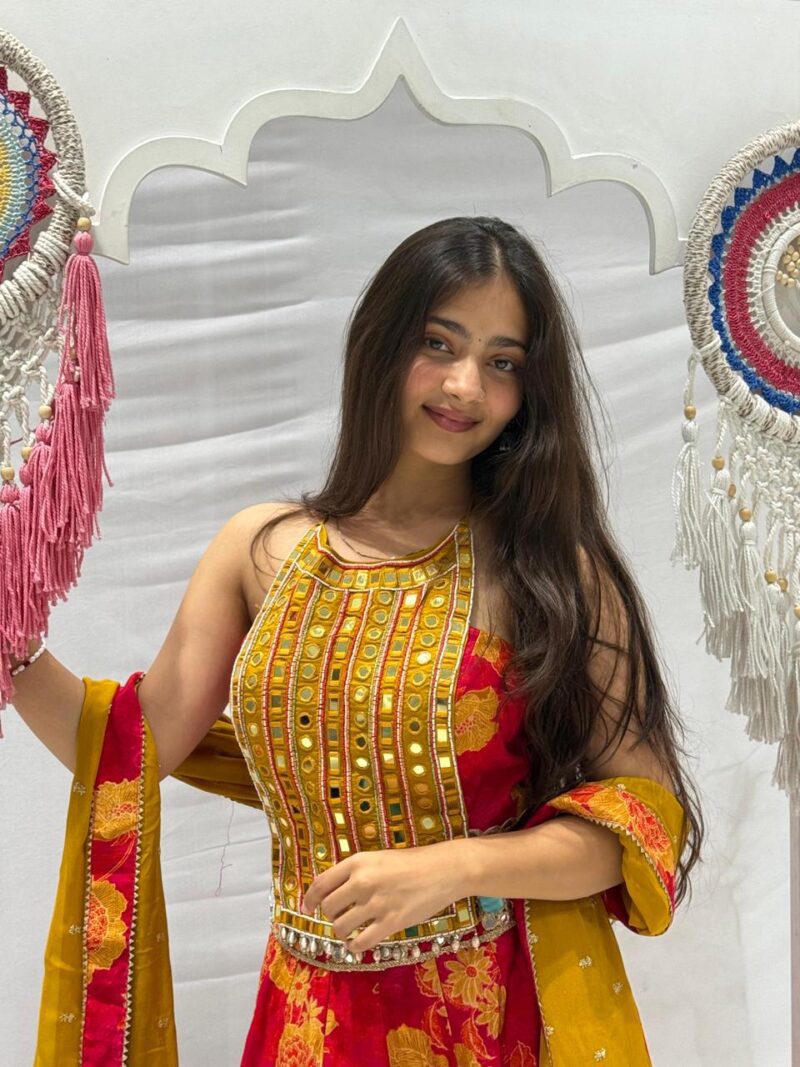 Blossom Chaniya Choli for Navratri | Jharokha - Image 3