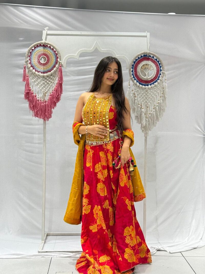 Blossom Chaniya Choli for Navratri | Jharokha - Image 5